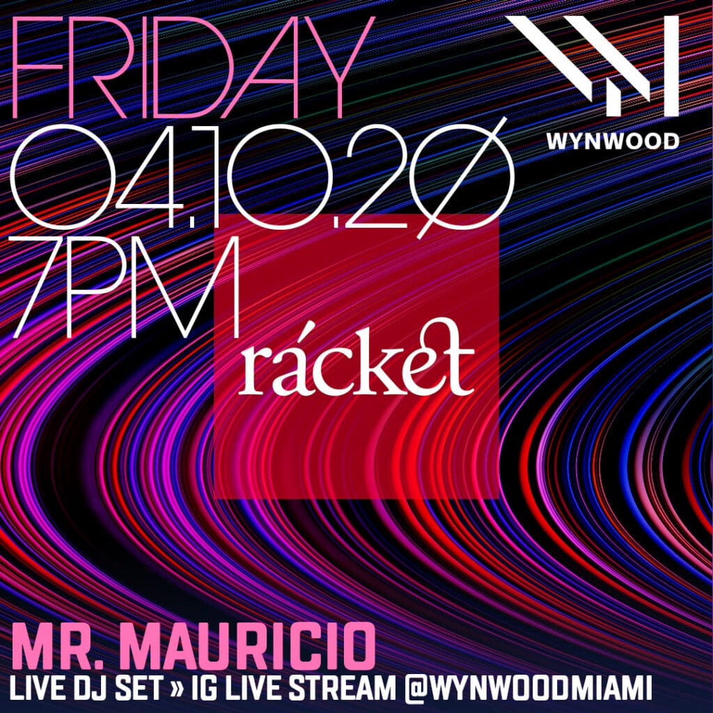 mr mauricio live stream flyer