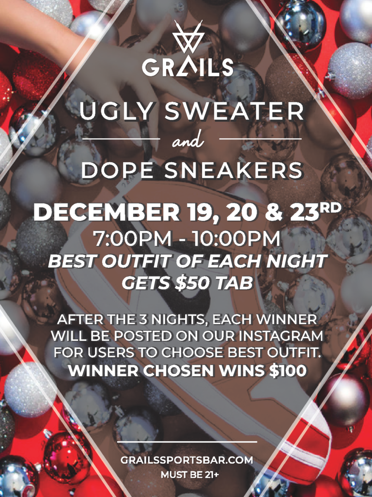 Ugly Sweater & Dope Sneakers Party