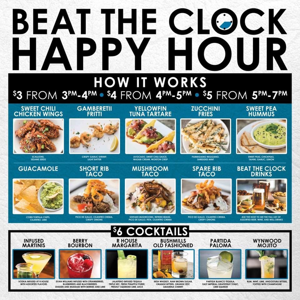 Beat the Clock Happy Hour