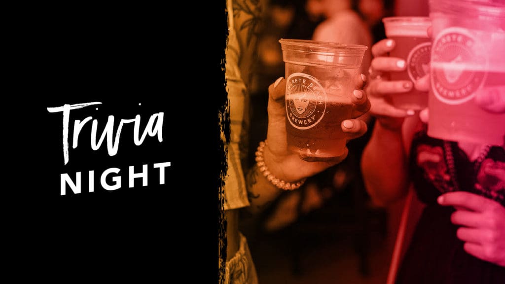 Monday night trivia at Concrete Beach