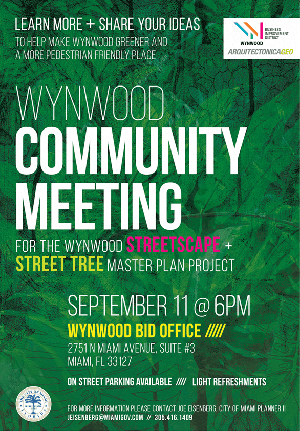 community meeting flyer