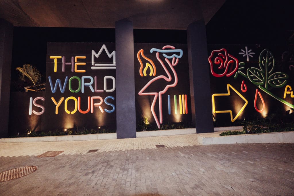 Typoe mural