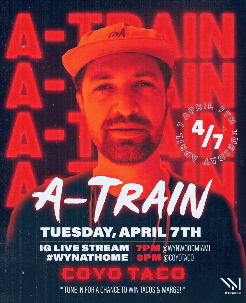 a-train instagram live flyer
