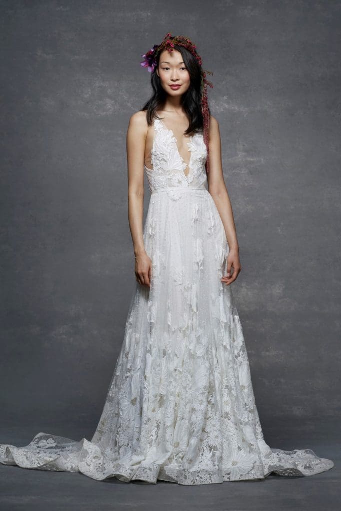 girl in wedding dress