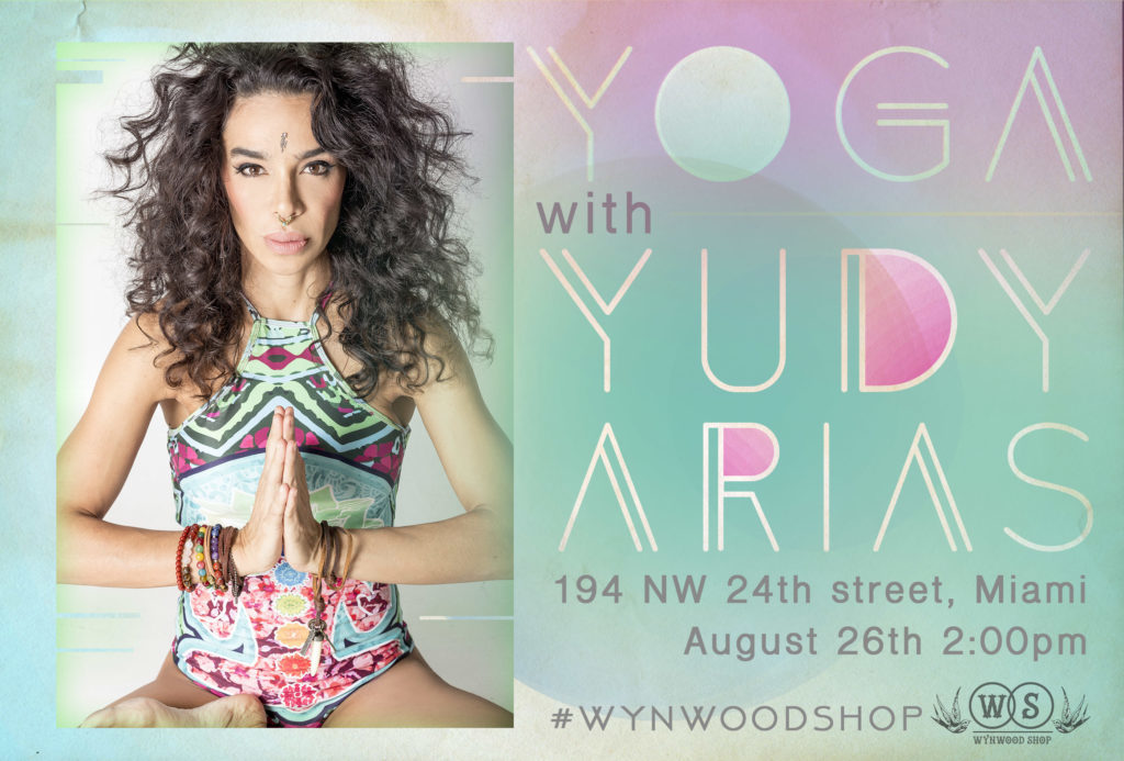 yoga with yudy arias flyer