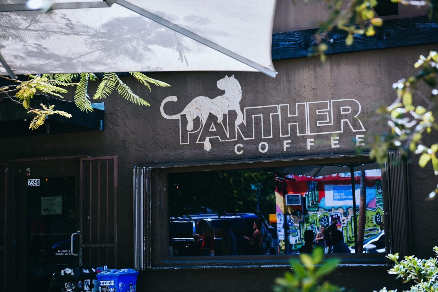 Panther Coffee exterior wall