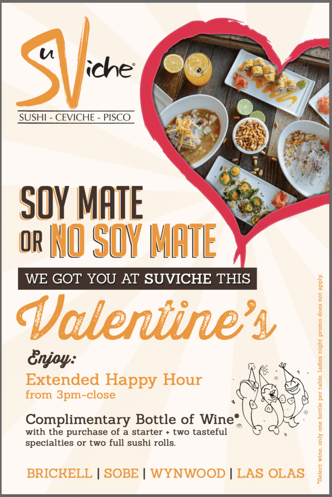Get saucy at SuViche and enjoy extended happy hour