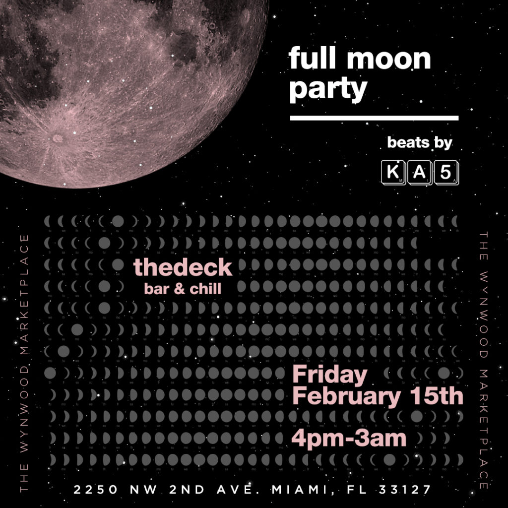 theDeck full moon party