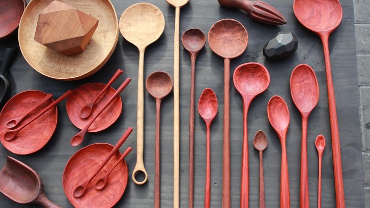 wood spoons and utensils